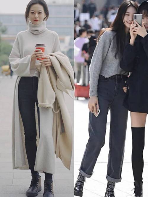 中国时尚vs韩国时尚对比的相关图片