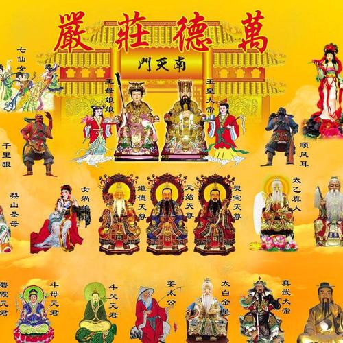 中国神像vs西方神仙像的相关图片